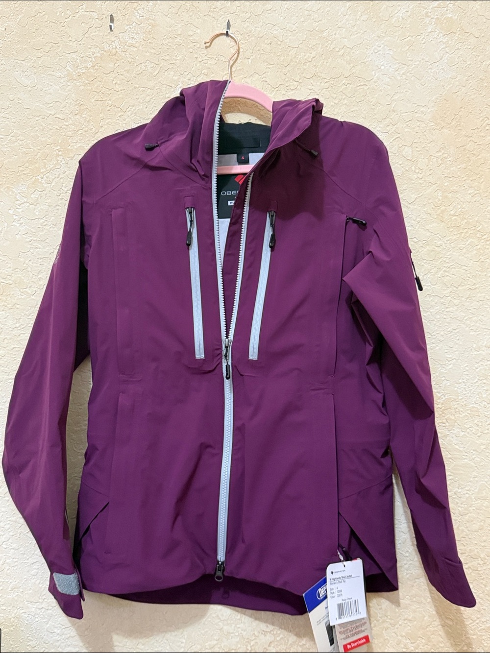 Obermeyer highlands shell coat size 4 NWT